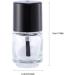 Solustre 15Pcs 5ml Refillable Empty Nail Polish Bottles with Brush - Transparent Glass Nail Art Containers for DIY Manicure - Buy Online on GoSupps.com