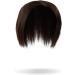 Yamel Medium Brown Hair Topper for Women - 2 Clips, Straight Synthetic Wiglet for Thinning Hair - Buy Online on GoSupps.com