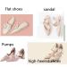 Erioctry 5 Pairs Honeycomb Forefoot Pads Soft Non-Slip Metatarsal Cushions for Women | Invisible Toe Covers for High Heels & Sandals - Buy Online on GoSupps.com