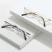 BILIZA Stylish Half Moon Reading Glasses for Men & Women | 3.5X Gray Half Frame Computer Readers with Case - International Shipping Available - Buy Online on GoSupps.com