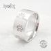 Joyadog Ladies Ring with Dog & Cat Paw Design - 10mm Wide Comfort Fit | Unique Pet Lover Jewelry - Buy Online on GoSupps.com