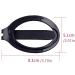 SHUNGXINYI Hair Barrettes Plastic Hair Barrette Clip Girls Womens Beauty Styling Tools Ponytail Holder 2 Pcs - Black/Coffee - Buy Online on GoSupps.com