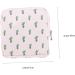 Healvian Sanitary Napkin Storage Bag Regular Tampons Travel Pouch - 2pcs, Portable Period Pouch for Menstrual Pad & Makeup - Flower Design, 16x15cm - Buy Online on GoSupps.com
