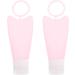 EXCEART 1 Set 2 Silica Gel Bottle Cream Container Lotion Holders Squeeze Tube Liquid Containers Diffuser Empty Cream Tubes Silicone Storage Containers Travel Pink Shampoo Pop - Buy Online on GoSupps.com