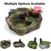 Durable Resin Reptile Food and Water Bowl for Snakes, Frogs, Geckos, Tortoises, Lizards, and Chameleons - Buy Online on GoSupps.com