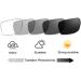 Men Women Round Rimless Multifocal Progressive Reading Glasses - Photochromic Sun Reader - Silver 1.5x - International Shipping - Buy Online on GoSupps.com