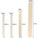 200pcs Wooden Wax Sticks for Hair, Body, Eyebrow Removal - 4 Styles | Wax Spatulas & Applicators - Buy Online on GoSupps.com