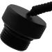 LQ Industrial Black Scuba Dive DIN Tank Valve Cover with Rope - Male Threaded Regulator Plug for Dust Protection - Buy Online on GoSupps.com