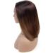 Buy 12-Inch Real Hair Short Lace Wig | Smooth & Natural Gradient Remy Hair | Heat-Resistant T Shammic Style for Women - 150% Density - Buy Online on GoSupps.com