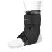 Shock Doctor Adult Ultra Wrap Lace Ankle Brace  Maximum Support  Adjustable Compression Black Small