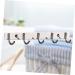 Mikikit 3pcs 5 Kitchen Hooks Pegs Coat Hangers Over The Door Hangers Wall Clothes Hangers - Buy Online on GoSupps.com