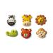 Decora Jungle Animals Sugar Decor - Pack of 6 | International Shipping Available - Buy Online on GoSupps.com