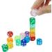 100pcs 16mm Rounded Translucent Game Dice Set with Blue Bag - Perfect for Yahtzee, Tenzi, Farkle, DND, MTG, RPG - Ideal for Math Teaching - Buy Online on GoSupps.com