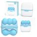 Ice Roller for Face Body Eyes W and V Massage Heads Shrink Pores Cold Therapy Reusable Freezable Relax Skin Lifting V Shaped Anti-puffiness Tightening