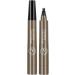 4 Point Eyebrow Pencil | 4 Point Eyebrow Marker Pencil Eyebrow Marker Black For Nature Simulation Wild Eyebrows Quick Dry Long Wear No Smudge Littryee Gray Brown - Buy Online on GoSupps.com