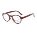 Iynwbjts Progressive Multifocus folding glasses with shockrings for middle-aged people and elderly people portable long-distance and nahly glasses against flashing lights (color: and jujube red frame size: 1.50) 1.50 and jujube red frame