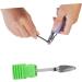 Healeved Nail Grinding Head Nail File Nail Art Tools Nail Tools Nail Art Supplies Nail Art Accessories Manicure - Buy Online on GoSupps.com