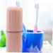FRCOLOR Travel Wash Cup & Toothbrush Case Set - 2 Pieces 20x7cm Colorful Bathroom Accessories for Convenient Travel - Buy Online on GoSupps.com