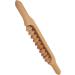 Wood Lymphatic Massage Roll Rod | Myofascial Relief & Gastro-Cellulite Massager | 10-Wheel Body Massage Tool for Optimal Wellness - Buy Online on GoSupps.com