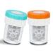 2 PCS Contacts Case Cleaner Machines, UpaClaire Daily Vision Care Manually Contact Lens Washer Cleaner Plastic color