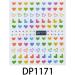 Hot Nail Art Decorations DIY Manicure Nail Stickers Self Adhesive Decals 3D Colorful Heart Love(DP1175) - Buy Online on GoSupps.com