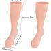 Moisturising Socks Elastic Silicone Socks for Women Comfortable Overnight Gel Socks Reusable Foot Moisturiser Socks for Repairing Dry Feet Cracked Heel Skin Color - Buy Online on GoSupps.com
