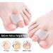 Jinlanshop Toe Separator & Spreader - 4 Piece Gel Toe Protectors for Friction Relief & Pressure Relief - Unisex Medium Distance - Buy Online on GoSupps.com