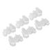 Silicone Hammertoe Corrector 3 Pairs Medical Grade Soft Hammer Toe Crest Pad with 2 Separator Loops Maintain Straight Toes One Size Fits Most Support Foot Odor Resistant