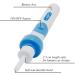 Electric Ear Wax Remover with Vibrating Suction | Safe Ear Cleaning Tool with Replacement Head | Suitable for All Family Members - Blue - Buy Online on GoSupps.com