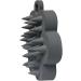 Scalp Massager & Shampoo Brush - Portable Silicone Hair Washer for Growth & Relaxation | Dark Gray - Buy Online on GoSupps.com