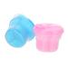 TOYANDONA 2pcs Rotary Milk Powder Box Container with Lid Lip Gloss Containers Travel Container Baby Formula Divider Travel Baby Formula Box Baby Formula Holder Baby Formula Container Blush