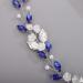 Beryuan Blue Crystal Wedding Hair Vine - Floral Leaf Design for Bride, Bridesmaid, Women & Girls - Pearls & Crystals Hair Accessory - Buy Online on GoSupps.com
