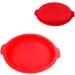 MAGICLULU 1pc Silicone Baking Bread Baking Pan Round Cookie Cookie Cutters Silicone Molds Cake Shop Muffin Top Pans Silicone Mold for Cake Round Cake Pans Chocolate Birthday Cake 31 X28.5CM Red - Buy Online on GoSupps.com