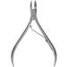 Stainless Steel Cuticle Clippers Stainless Steel Dead Skin Remover Pedicure and Manicure Tools Pointed Nail Trimmer Pliers for Professionals or Home Travel Silver - Buy Online on GoSupps.com
