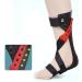 Foot Drop Orthosis Adjustable Foot Support Foot Stabilizer Foot Drop Posture Orthosis Sleep Ankle Foot Orthosis (Color : Left Size : Large) Large Left
