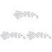 FRCOLOR bridal headwear bride headpieces for wedding bridal headpiece bridal rhinestone insert comb rhinestone headpiece alloy dinner party hair Comb