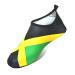 VOARYISA Water Shoes for Women and Men Quick-Dry Swim Beach Shoes for Outdoor Surfing Yoga Exercise Jamaica Flag Caribbean Reggae Rasta Jamaica 7-8 Women/6-7 Men