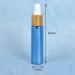 TIANZD 6 Pack 10ml Chrome Blue Dropper Bottles with Glass Pipette - Ideal for Essential Oils & Perfume - Gold Screw Cap - Buy Online on GoSupps.com