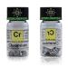 Chrome M tallique l ment 24 Cr 5 Grammes 99 8% en Flacon de Verre avec Etiquette
