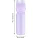 WLLHYF Root Comb Applicator Bottle 6 Ounce Hair Oil Applicator 1 Pack Applicator Bottle Brush with Graduated Scale Hair Root Comb Color Applicator for Hair Dye (Purple) - Buy Online on GoSupps.com