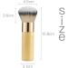 Large Powder Foundation Makeup Face Brush for Blending Liquid Cream or Flawless Powder Buffing Stippling Concealer With Wooden Handle - Buy Online on GoSupps.com