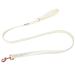 Lionet Paws Dog Leash - Silk Leash for Small Medium Large Dogs Matching Collars for Girls and Boys M Leash (Pack of 1) White