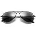 LANOMI Sunglasses Reading Glasses Men Metal Classic Pilot Black Reading Glasses UV400 Sunglasses for Driving Fishing Travel Black 1.5 x
