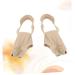 Healeved Bunion Separator Sleeve - 3 Pairs Orthotic Straighteners for Hallux Valgus - Beige, 3pcs Medium - Buy Online on GoSupps.com