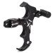 LWANO X1 Compound Bow Thumb Bow Release, 3&4 Finger Grip Adjustable Archery Release Aids Black