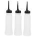 iplusmile Lot de 3 Flacons Souples Vides Grosse Taille pour Teinture Capillaire Pr cision Dosage Salon Professionnels Cheveux