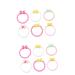 Upkoch 12 Stk arm loop baby girl bracelet colored bracelets for children party instruction bracelets for children candy -colored bracelet cartoon toys small
