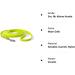 5m Neon Yellow Dog Leash - Extra Narrow Dirt & Water Repellent Towline for Small Dogs - Buy Online on GoSupps.com