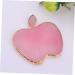 MERRYHAPPY MERRYHAPY 1 Piece Apple Shaped Manicure Palette With Gold Edge Professional Art Coloring Page For Nails Suitable For Color Mixing Photo Props 9*86cm Pink - Buy Online on GoSupps.com
