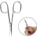 BEZOX 2pcs Scissors Set - Professional Nail, Cuticle, Eyebrow, Beard Trimming & Hair Cutting Scissors - Silver - Buy Online on GoSupps.com